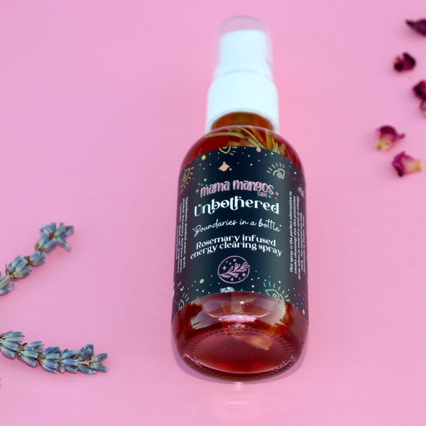 UNBOTHERED - rosemary infused energy clearing spray